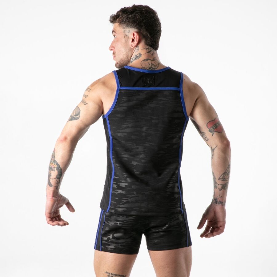 LOCKER GEAR - REGATA AZUL COM ACESSO MILITAR COMPLETO