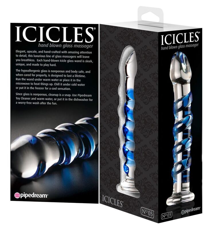 ICICLES - N. 05 MASSAGER DE VIDRO