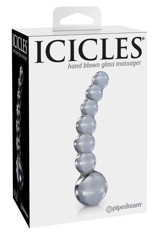 ICICLES - N. 66 MASSAGEADOR TRANSPARENTE