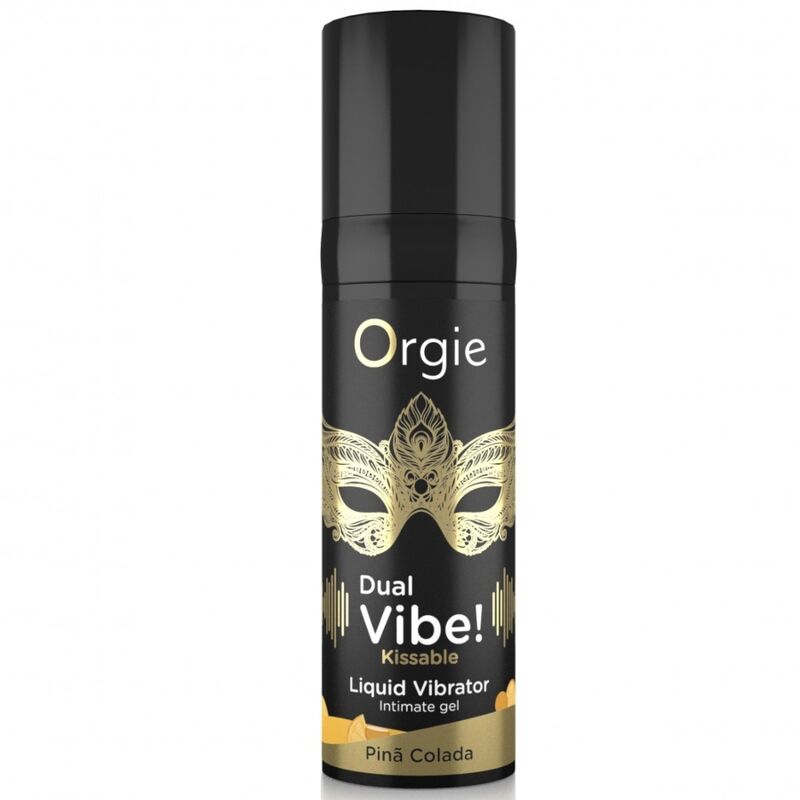 ORGIE - VIBE DUPLA! VIBRADOR LÍQUIDO BEIJÁVEL PIÑA COLADA 15 ML