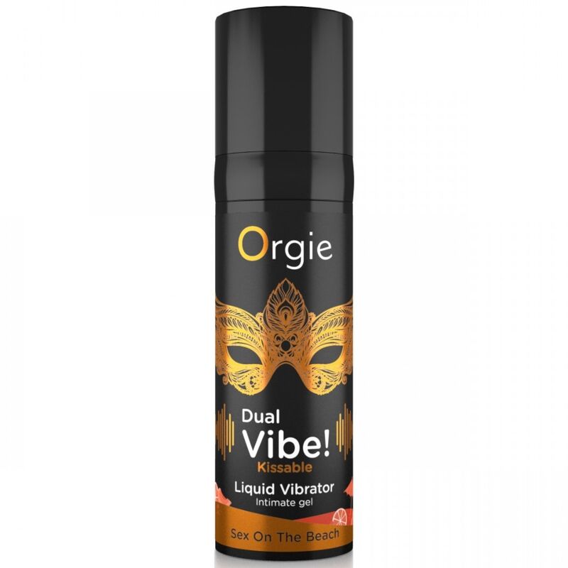 ORGIE - DUPLA VIBRAÇÃO! VIBRADOR LÍQUIDO BEIJÁVEL SEX ON THE BEACH 15 ML