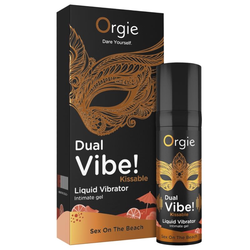 ORGIE - DUPLA VIBRAÇÃO! VIBRADOR LÍQUIDO BEIJÁVEL SEX ON THE BEACH 15 ML