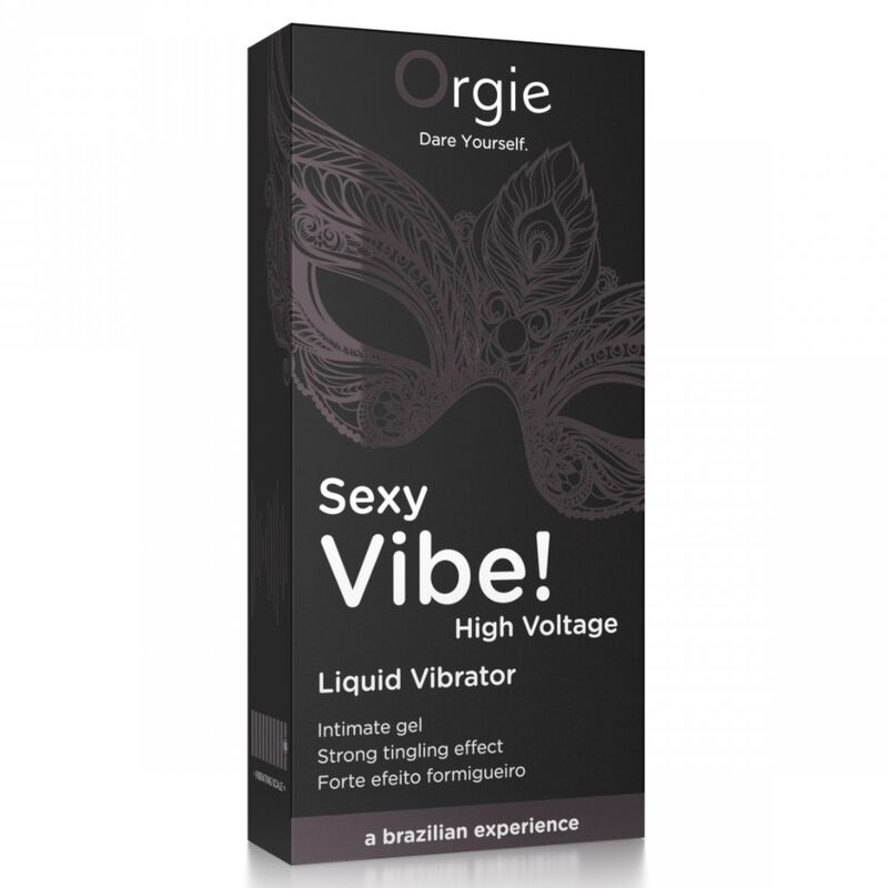 ORGIE - VIBRAÇÃO SEXY! VIBRADOR LÍQUIDO EXTRA FORTE DE ALTA VOLTAGEM 15 ML