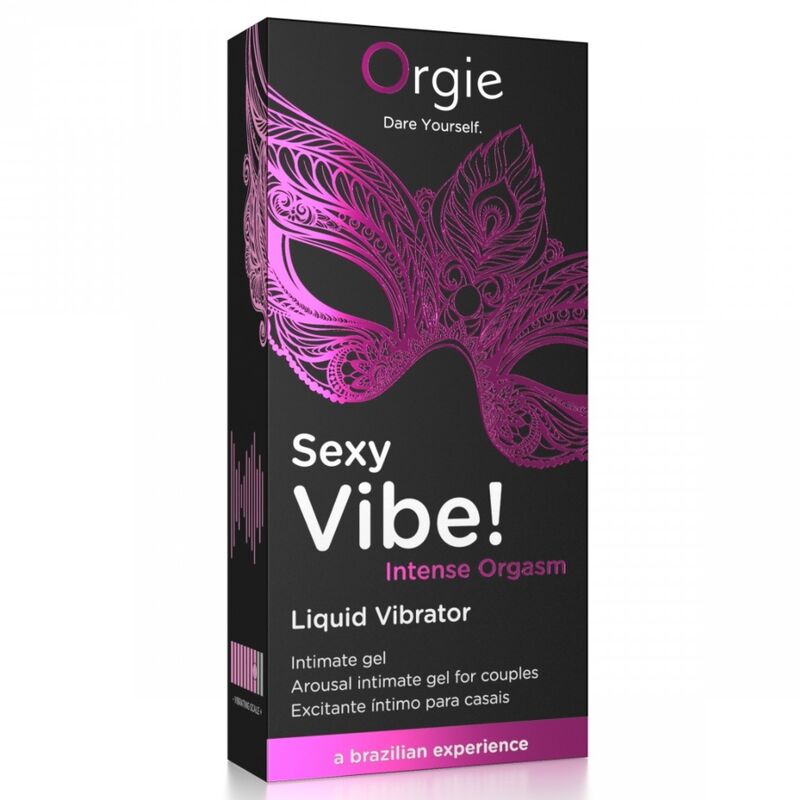 ORGIE - VIBRAÇÃO SEXY! ORGASMO INTENSO, MÚLTIPLAS SENSAÇÕES, GEL ÍNTIMO 15 ML