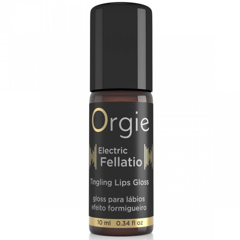 ORGIE - GLOSS LABIAL VIBRATÓRIO E FORMIGANTE PARA FELATIO ELÉTRICO 10 ML