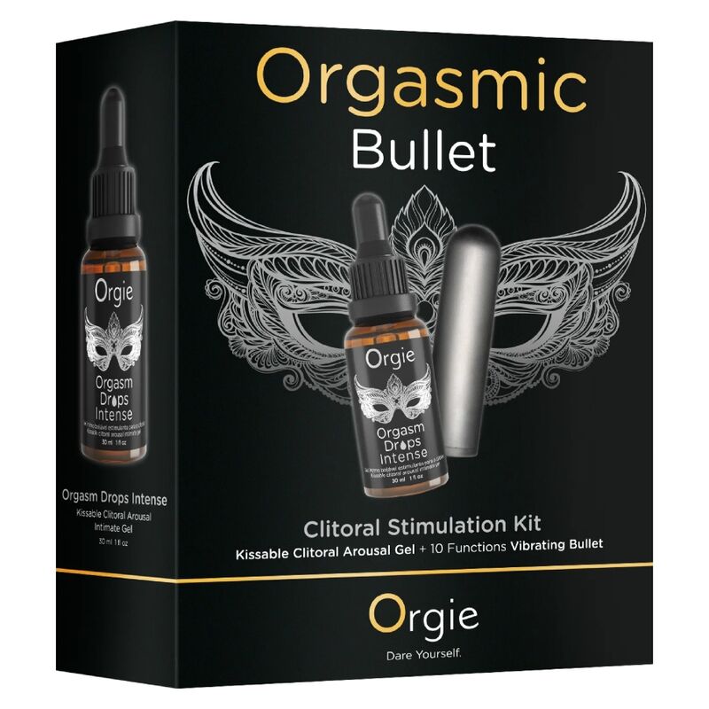 ORGIE - KIT DE ESTIMULAÇÃO CLITORIAL COM VIBRADOR BULLET PARA ORGASMOS