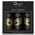 ORGIE - COLEÇÃO MINI DE ÓLEOS DE MASSAGEM SENSUAL PARA TERAPIA SEXUAL 3 X 30 ML