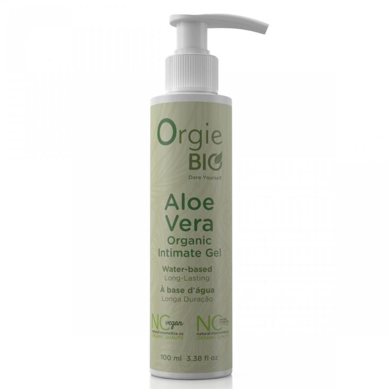 ORGIE - GEL ÍNTIMO À BASE DE ÁGUA ORGÂNICO COM ALOE VERA BIO 100 ML
