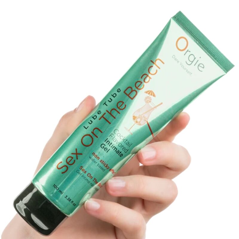 ORGIE - LUBRIFICANTE EM TUBO COQUETEL SEXO NA PRAIA BEIJÁVEL GEL ÍNTIMO À BASE DE ÁGUA 100 ML