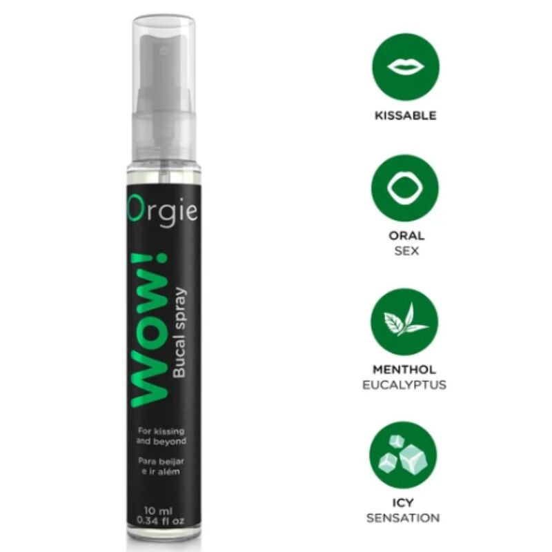 ORGIE - UAU! SPRAY BUCAL DE MENTOL E EUCALIPTO 10 ML