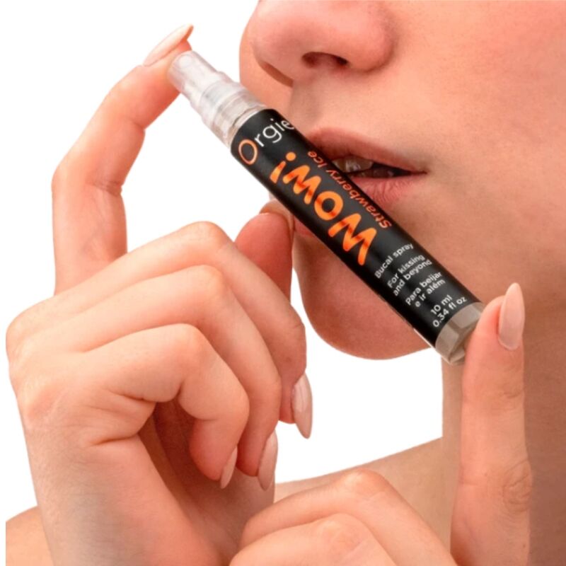 ORGIE - UAU! SPRAY BUCAL DE MORANGO GELADO 10 ML