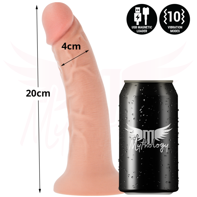 MYTHOLOGY - ASHER ORIGINAL DILDO M - VIBRADOR COMPATÍVEL COM A TECNOLOGIA WATCHME WIRELESS