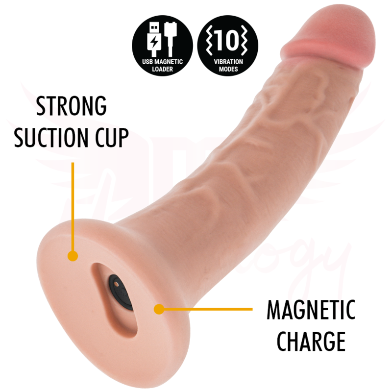 MYTHOLOGY - ASHER ORIGINAL DILDO M - VIBRADOR COMPATÍVEL COM A TECNOLOGIA WATCHME WIRELESS