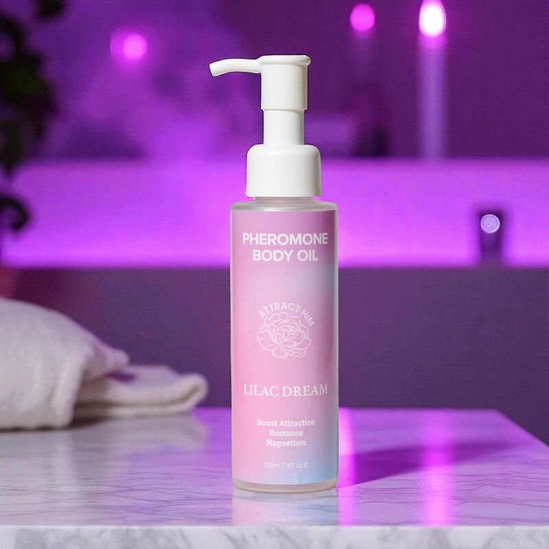 EYE OF LOVE - ÓLEO CORPORAL BLOOM LILAC DREAM COM FEROMONAS 120 ML