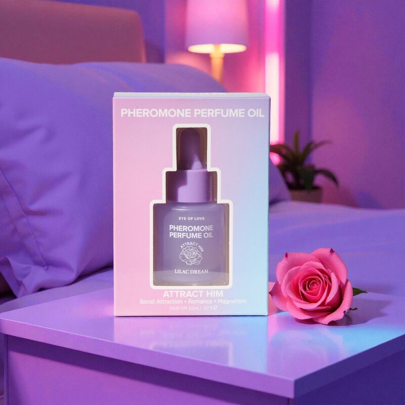 EYE OF LOVE - ÓLEO DE PERFUME COM FEROMÔNIO BLOOM LILAC DREAM 20 ML