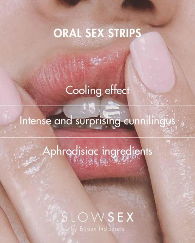 BIJOUX INDISCRETS - TIRAS DE SEXO ORAL LENTO