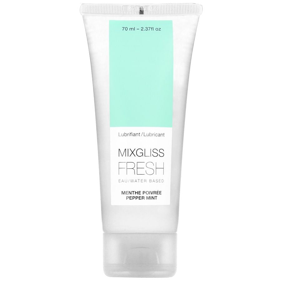 MIXGLISS - LUBRIFICANTE BASE DE GUA EFEITO FRIO SABOR MENTA 70 ML