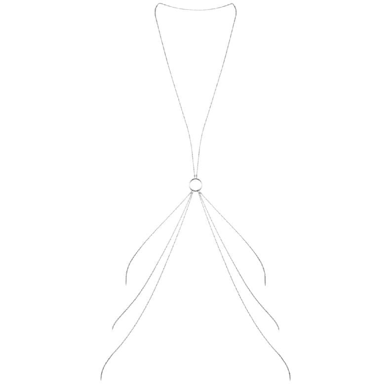 BIJOUX INDISCRETS - MAGNIFIQUE CORRENTES DE METAL PARA O CORPO 8 PRATA