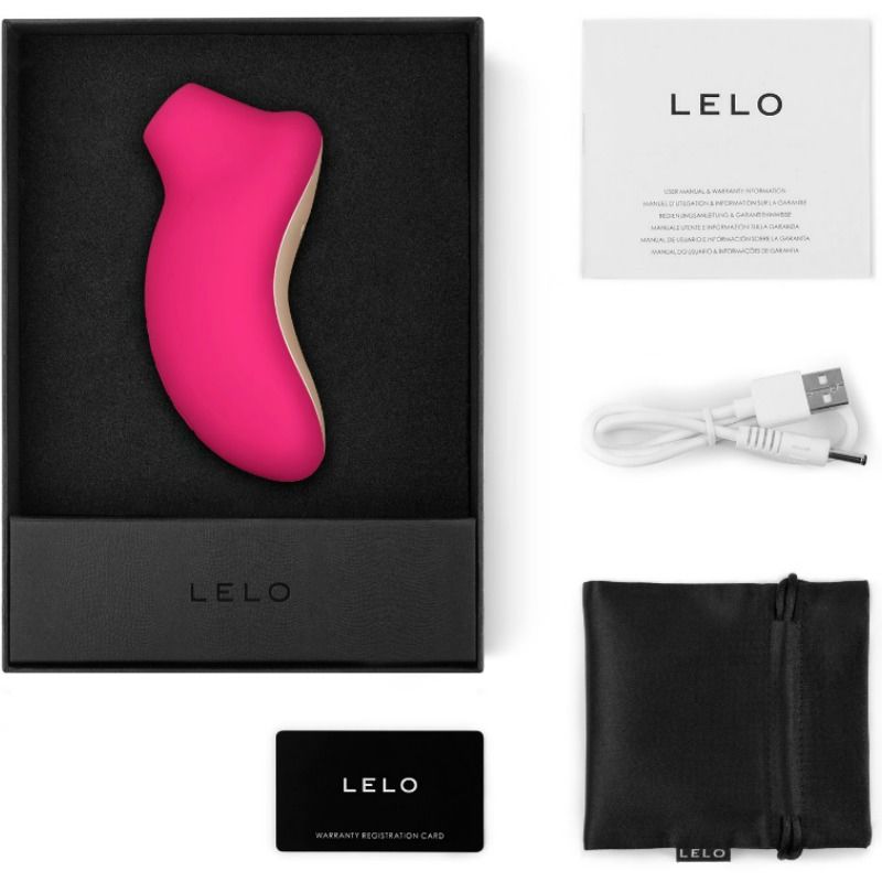 LELO - ESTIMULADOR DE CLITÓRIS SONA CHERRY COLOR