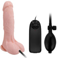 BAILE - DILDO VIBRANTE E INFLVEL REALISTA 18.8 CM