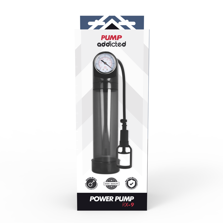 PUMP ADDICTED - BOMBA DE ERÇÃO RX9 PRETA