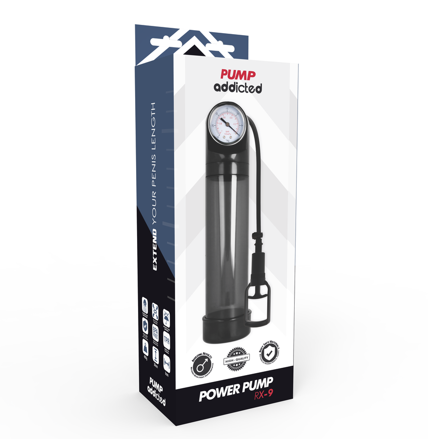 PUMP ADDICTED - BOMBA DE ERÇÃO RX9 PRETA