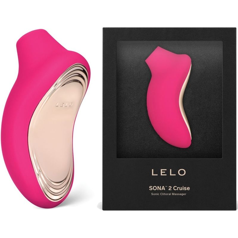 LELO - ESTIMULADOR DE CLITÓRIS SONA 2 CRUISE CHERRY