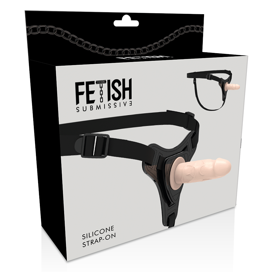 ARNÊS DE SUBMISSO DE FETISH - CARNE DE SILICONE REALISTA 12,5 CM
