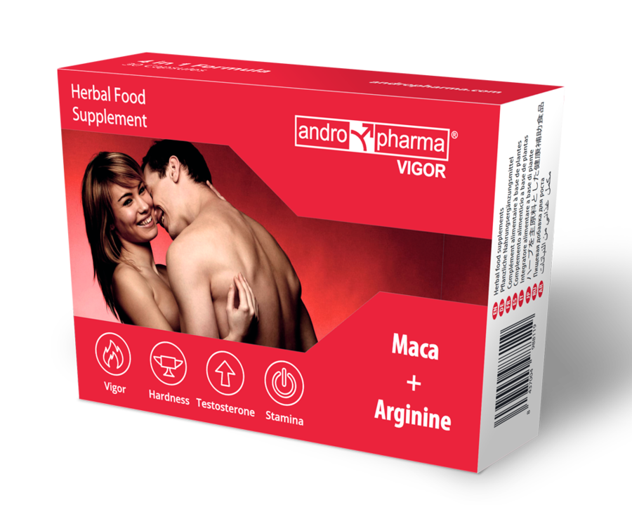 Andropharma Vigor – Suplemento alimentar à base de ervas para a libido masculina