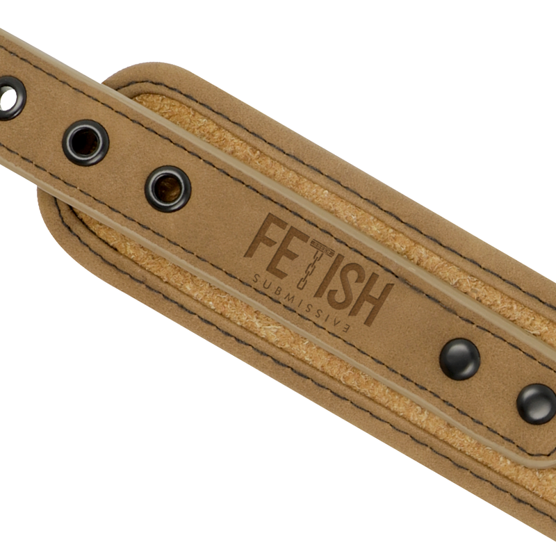 FETISH SUBMISSIVE ORIGIN - COLAR DE CORRENTE COM FORRO DE NEOPRENE