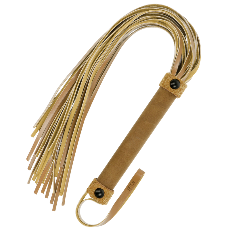 FETISH SUBMISSIVE ORIGEM - CHICOTE DE COURO VEGANO